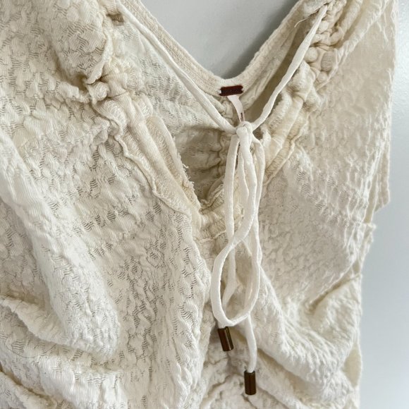 Free People White Love Her Tank Top Size Sm - Picture 4 of 6